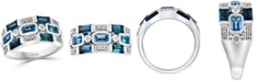 EFFY Collection EFFY&reg; Blue & White Topaz Statement Ring (2-3/4 ct. t.w.) in Sterling Silver